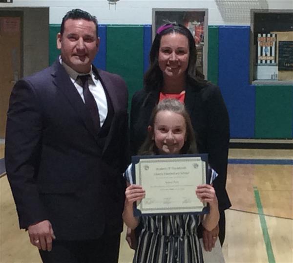 Liberty Elementary March 2019 Student of the Month photo 